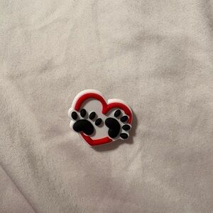 Heart and Paw Print Gibit
